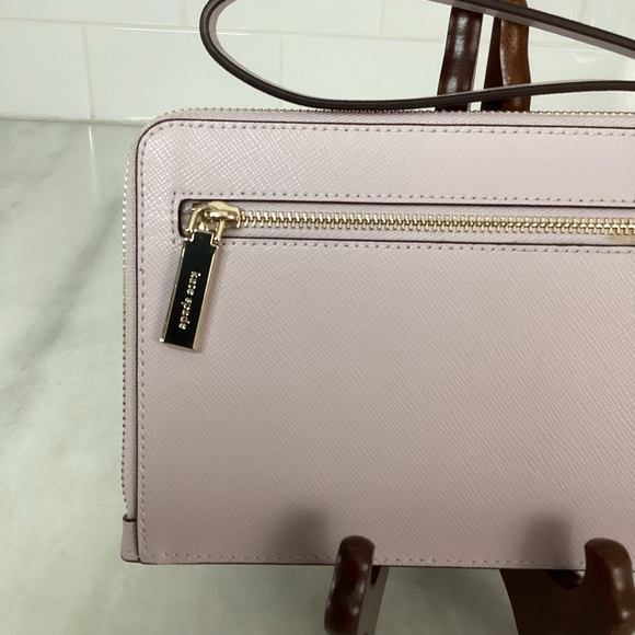 Kate Spade Women's Staci Medium L-Zip Leather Wristlets Wallet Clutch - Picture 6 of 9